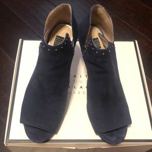 White House Black Market Navy Booties